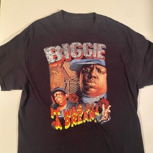 Black Graphic Tee with Iconic Print